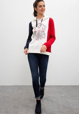 Kadın Beyaz Sweatshirt - 50206528018