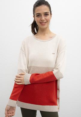 Kadın Turuncu Triko Kazak - 50206772011