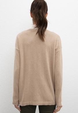 Kadın Kahverengi Triko Kazak - 50206804011