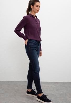 Kadın Mavi Jean Pantolon - 50209351002