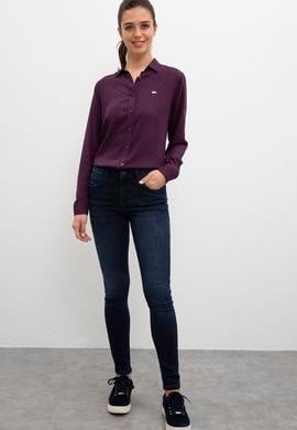 Kadın Mavi Jean Pantolon - 50209351002