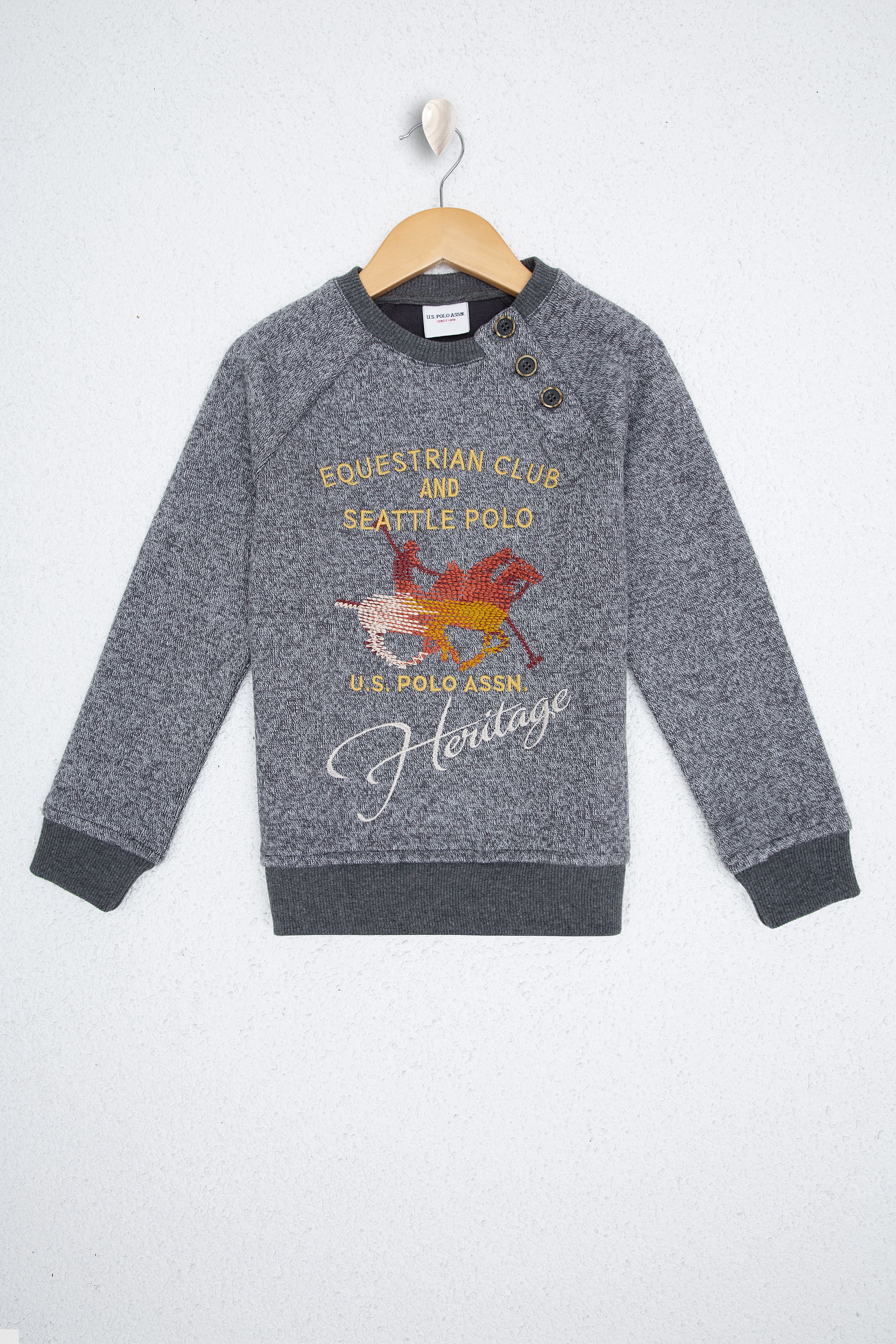 Çocuk Gri Sweatshirt - Image 1