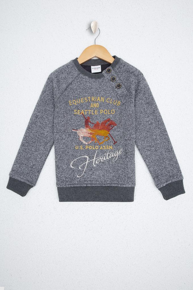 Çocuk Gri Sweatshirt