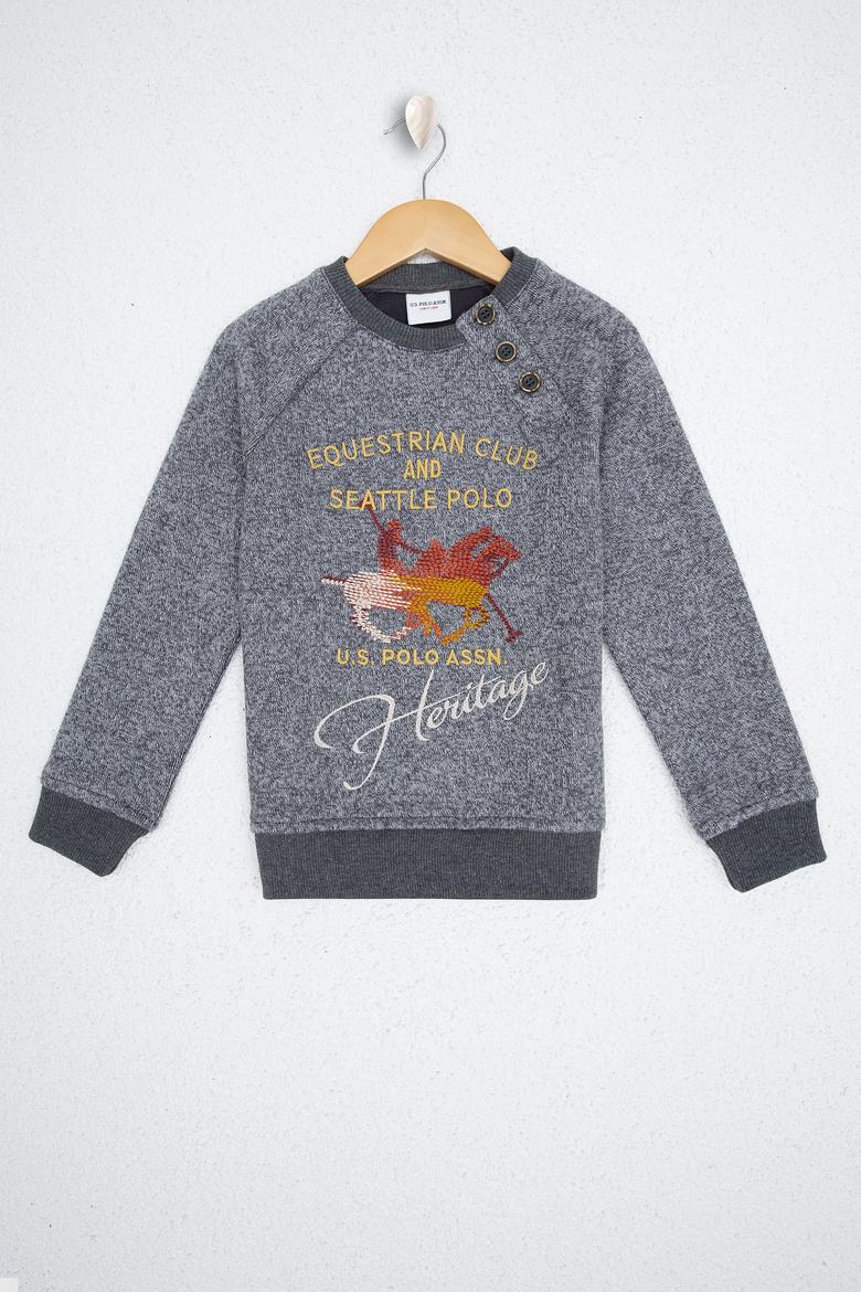 Çocuk Gri Sweatshirt