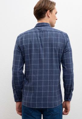 Erkek Lacivert Gömlek Uzunkol - 50220256023