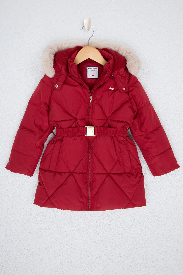 Kız Çocuk Kırmızı Kaban