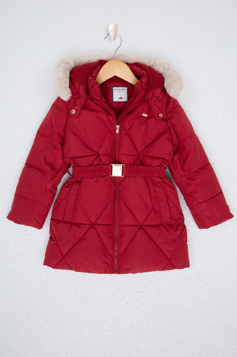 Kız Çocuk Kırmızı Kaban