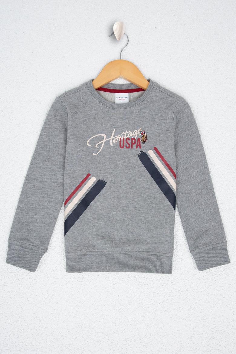 Çocuk Gri Sweatshirt