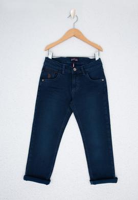 Erkek Çocuk Mavi Denim Pantolon - 50208134021