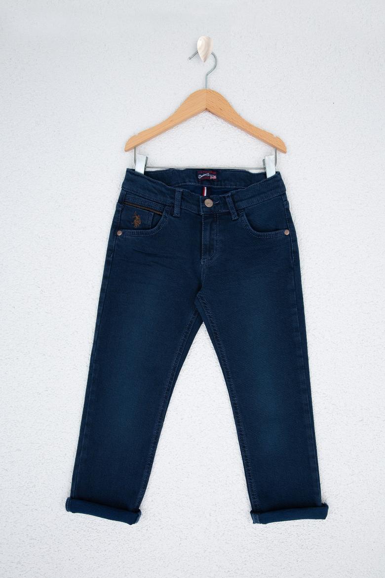 Erkek Çocuk Mavi Denim Pantolon