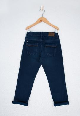 Erkek Çocuk Mavi Denim Pantolon - 50208134021