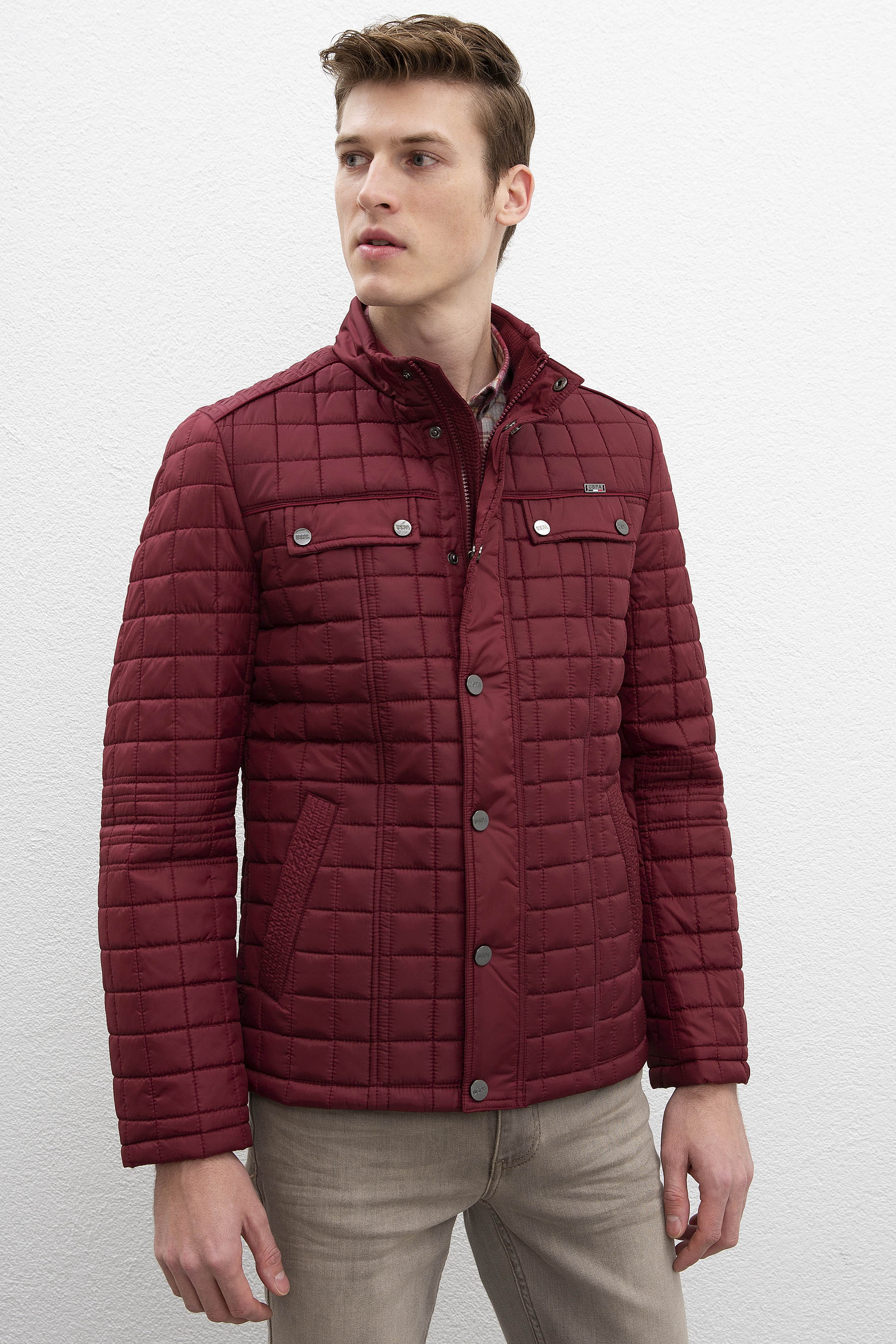 Erkek Bordo Mont - Image 2