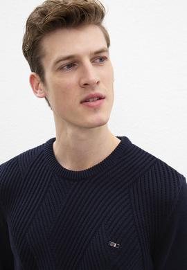 Erkek Lacivert Kazak - 50207753007