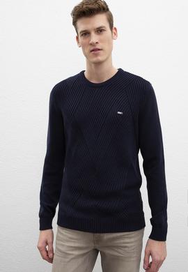 Erkek Lacivert Kazak - 50207753007