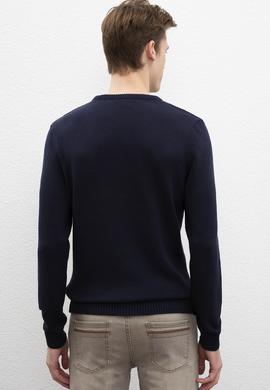 Erkek Lacivert Kazak - 50207753007