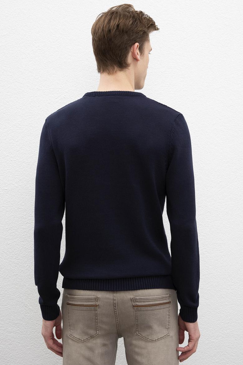 Erkek Lacivert Kazak - 50207753007