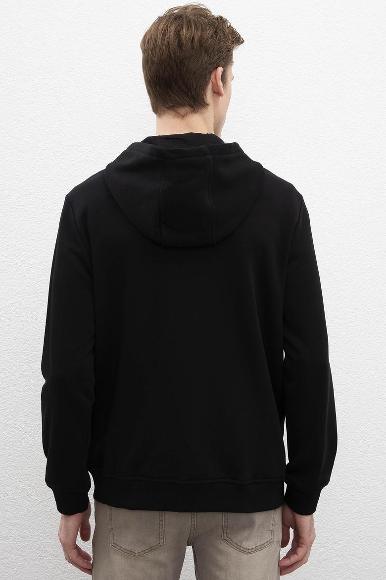 Erkek Siyah Örme Hırka - 50208649037