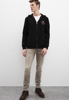 Erkek Siyah Örme Hırka - 50208649037