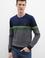 Erkek Lacivert Bisiklet Yaka Triko Kazak