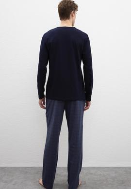 Erkek Lacivert Deri Mont Kaban - 50223334001