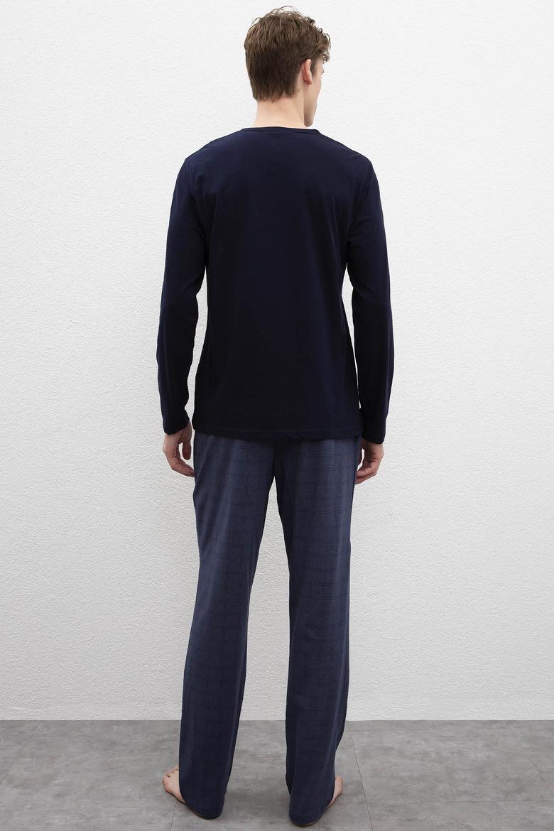 Erkek Lacivert Deri Mont Kaban - 50223334001