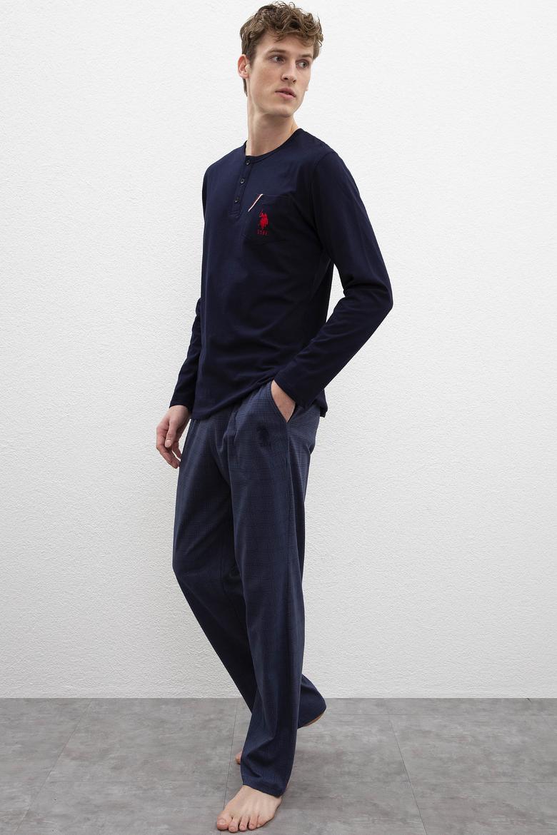 Erkek Lacivert Deri Mont Kaban - 50223334001