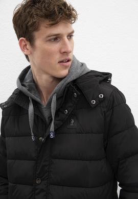 Erkek Siyah Mont - 50206669010