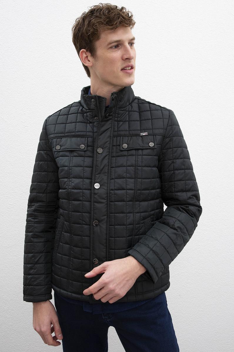 Erkek Koyu Yeşil Mont