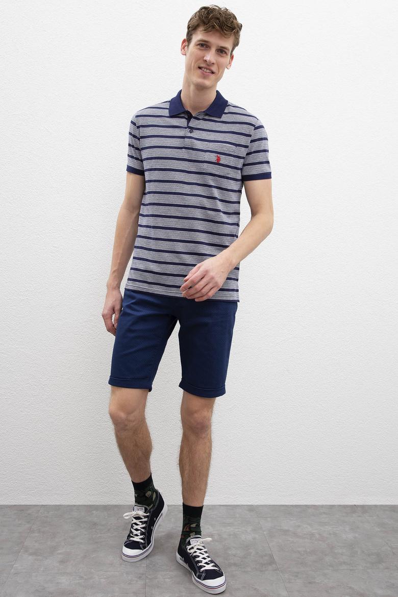 Erkek Lacivert Polo Yaka Tişört - 50221124003