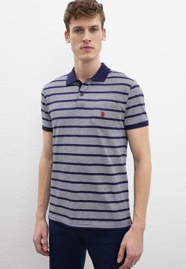 Erkek Lacivert Polo Yaka Tişört - 50221124003