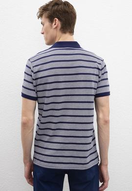 Erkek Lacivert Polo Yaka Tişört - 50221124003