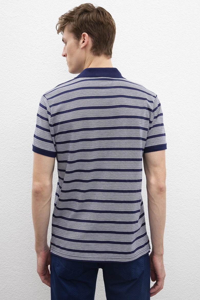 Erkek Lacivert Polo Yaka Tişört - 50221124003