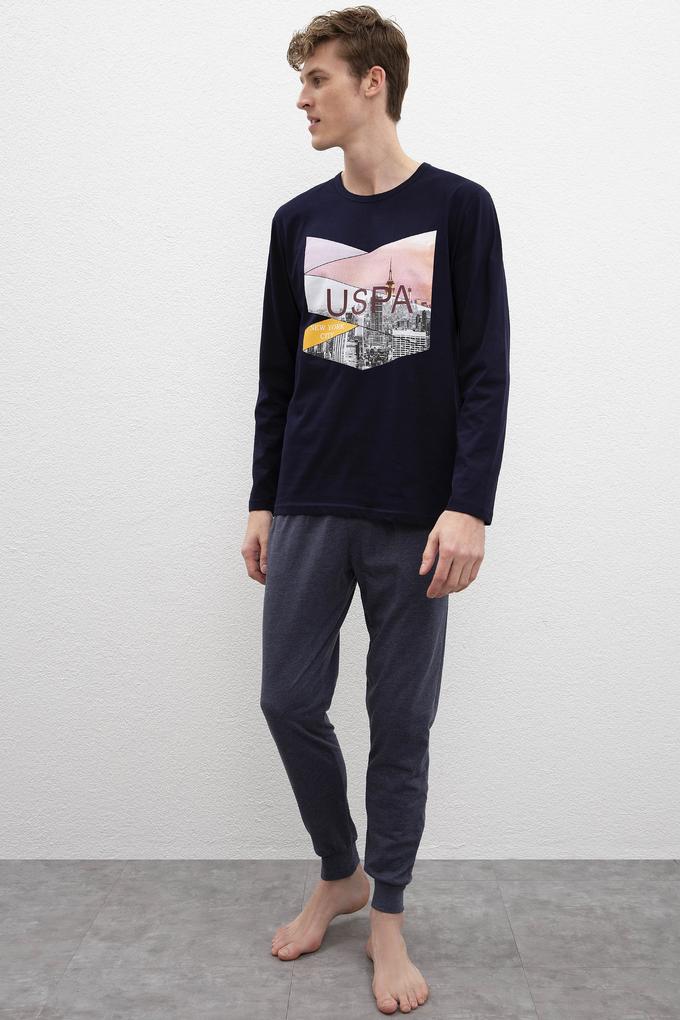 Erkek Lacivert Pijama Takımı