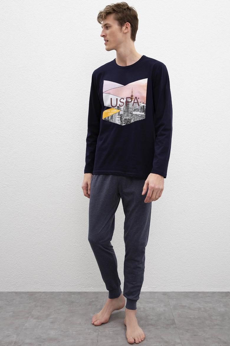 Erkek Lacivert Pijama Takımı