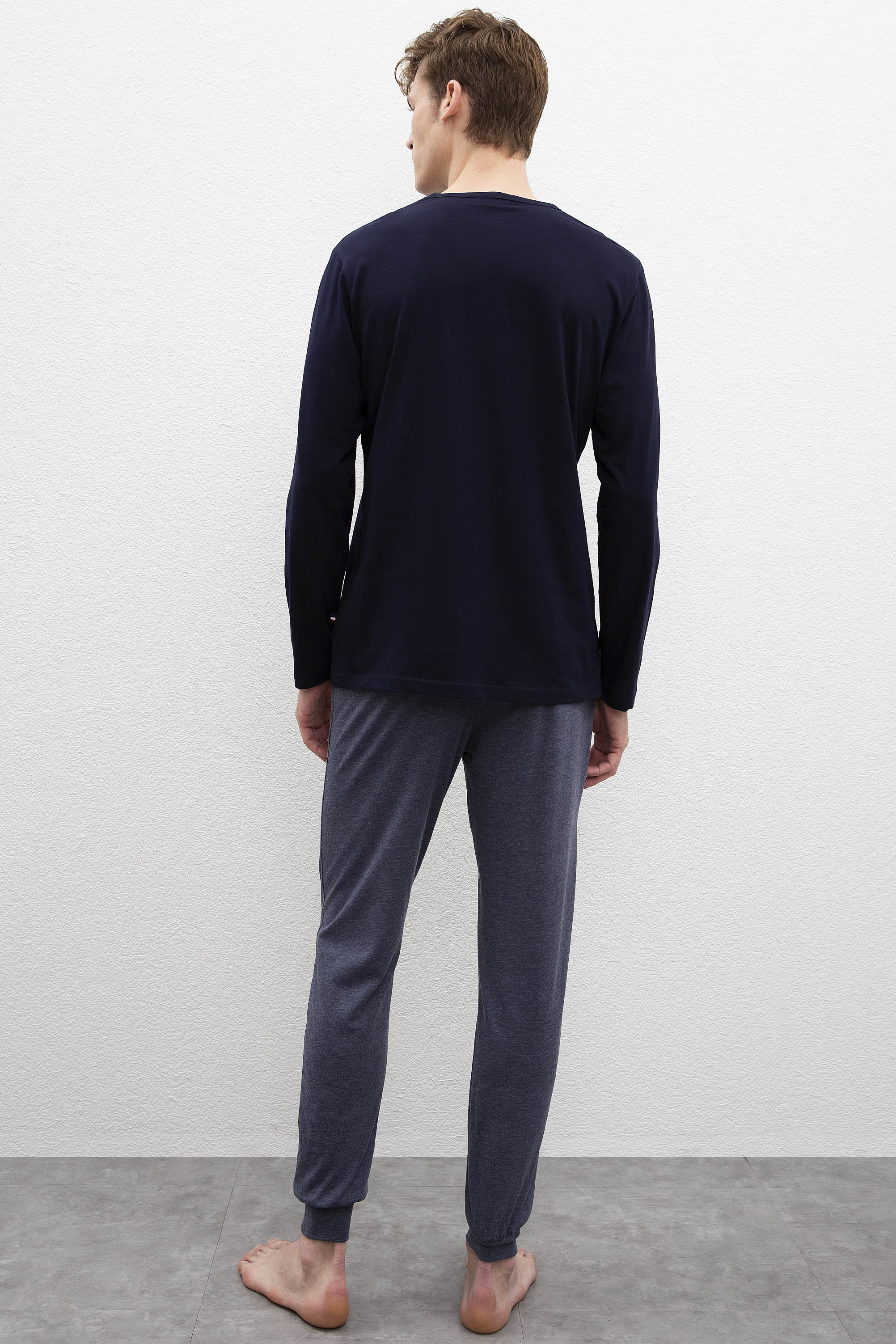 Erkek Lacivert Pijama Takımı - Image 3