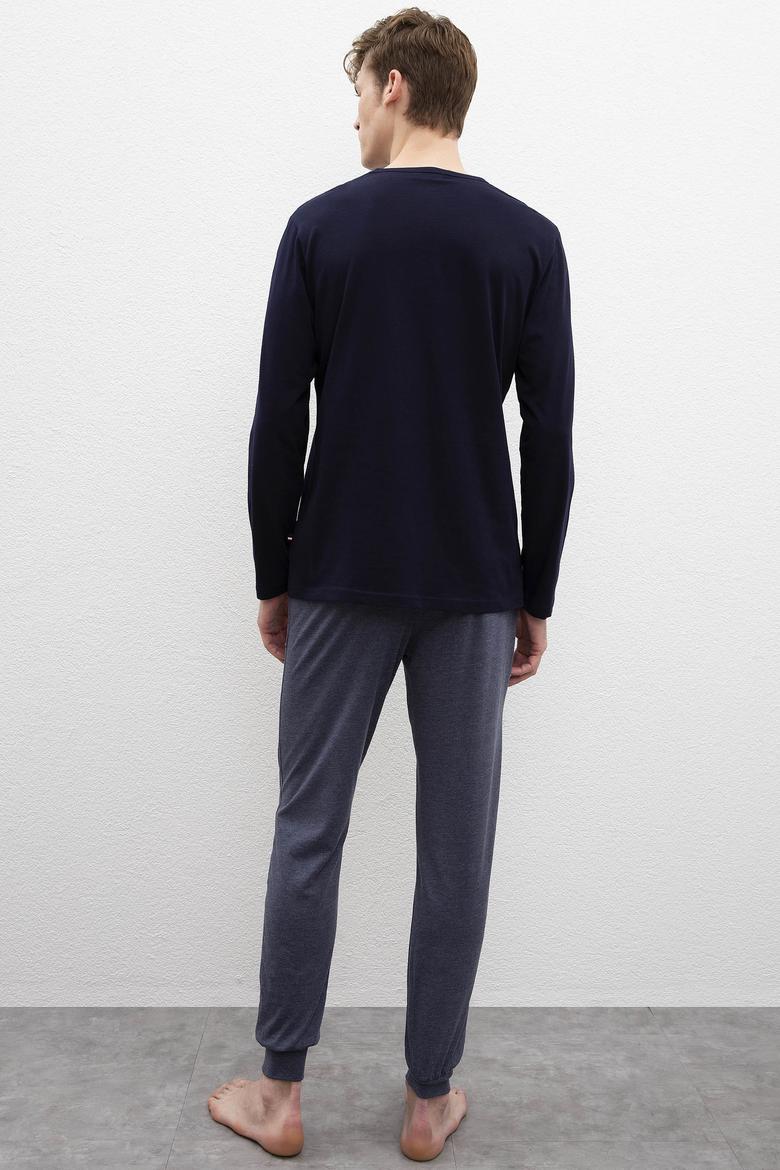 Erkek Lacivert Pijama Takımı - 50223321002