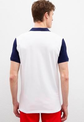 Erkek Beyaz Polo Yaka T-Shirt - 50213609001
