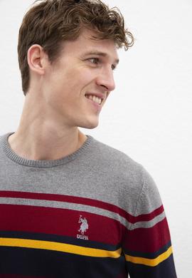 Erkek Bordo Bisiklet Yaka Triko Kazak - 50205650014