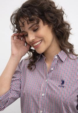 Kadın Kırmızı Gömlek Uzunkol - 50219981002