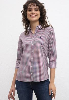 Kadın Kırmızı Gömlek Uzunkol - 50219981002