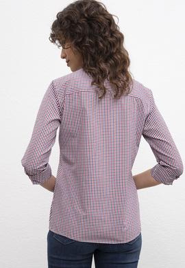 Kadın Kırmızı Gömlek Uzunkol - 50219981002