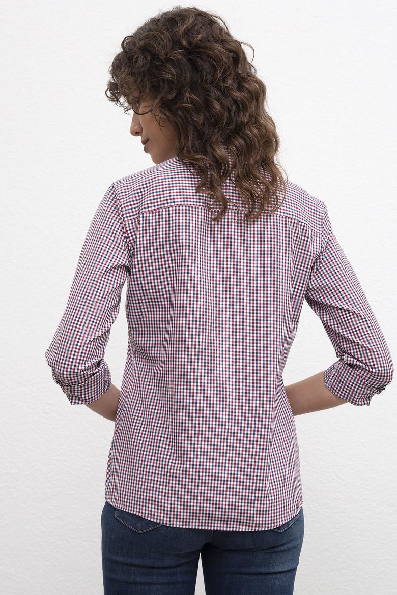 Kadın Kırmızı Gömlek Uzunkol - 50219981002