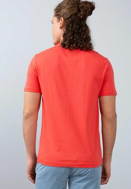 Erkek Nar Çiçeği Bisiklet Yaka T-Shirt - 50200722001