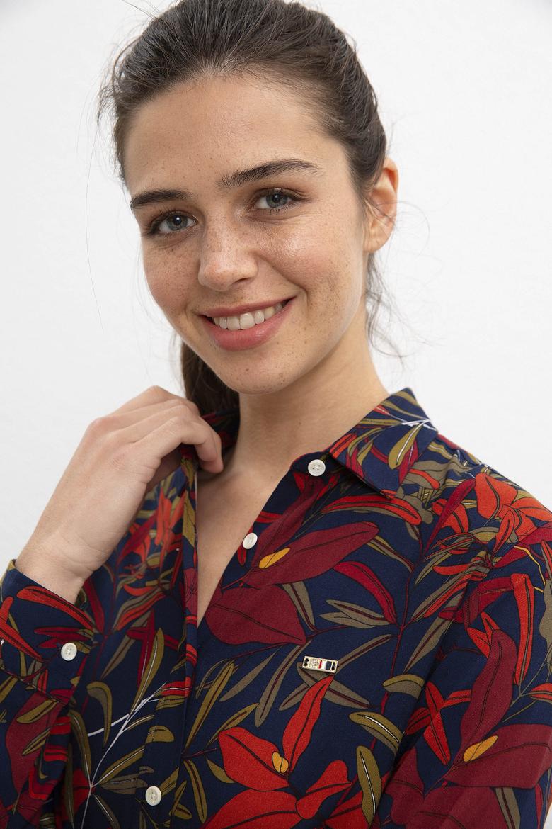 Kadın Lacivert Gömlek - 50207177012