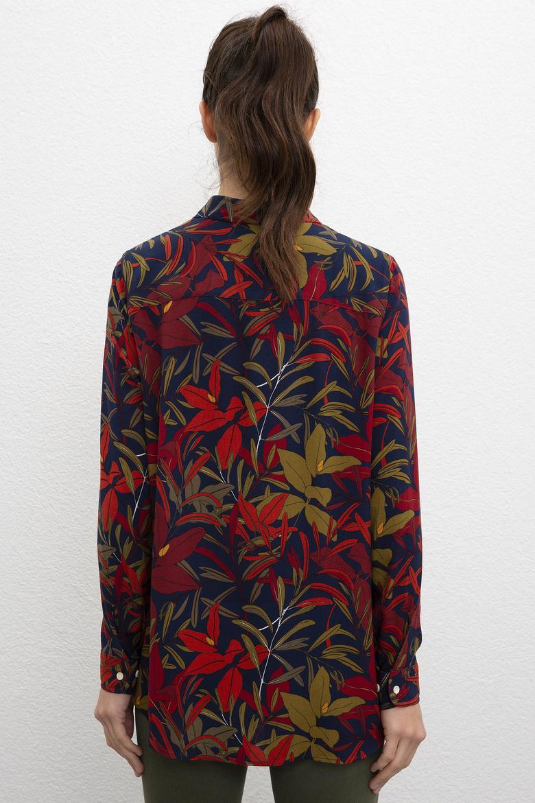 Kadın Lacivert Gömlek - 50207177012