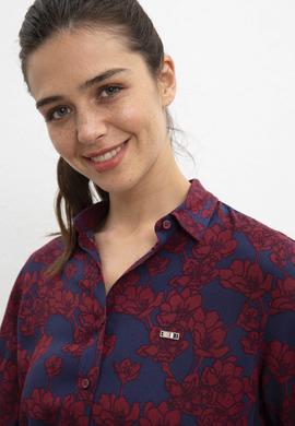 Kadın Bordo Gömlek - 50207937010