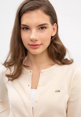 Kadın Beyaz Hırka - 50206446053