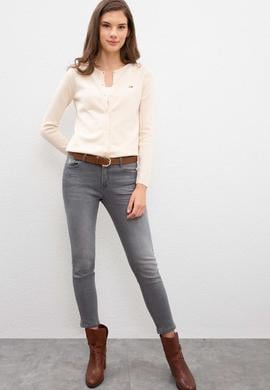 Kadın Beyaz Hırka - 50206446053