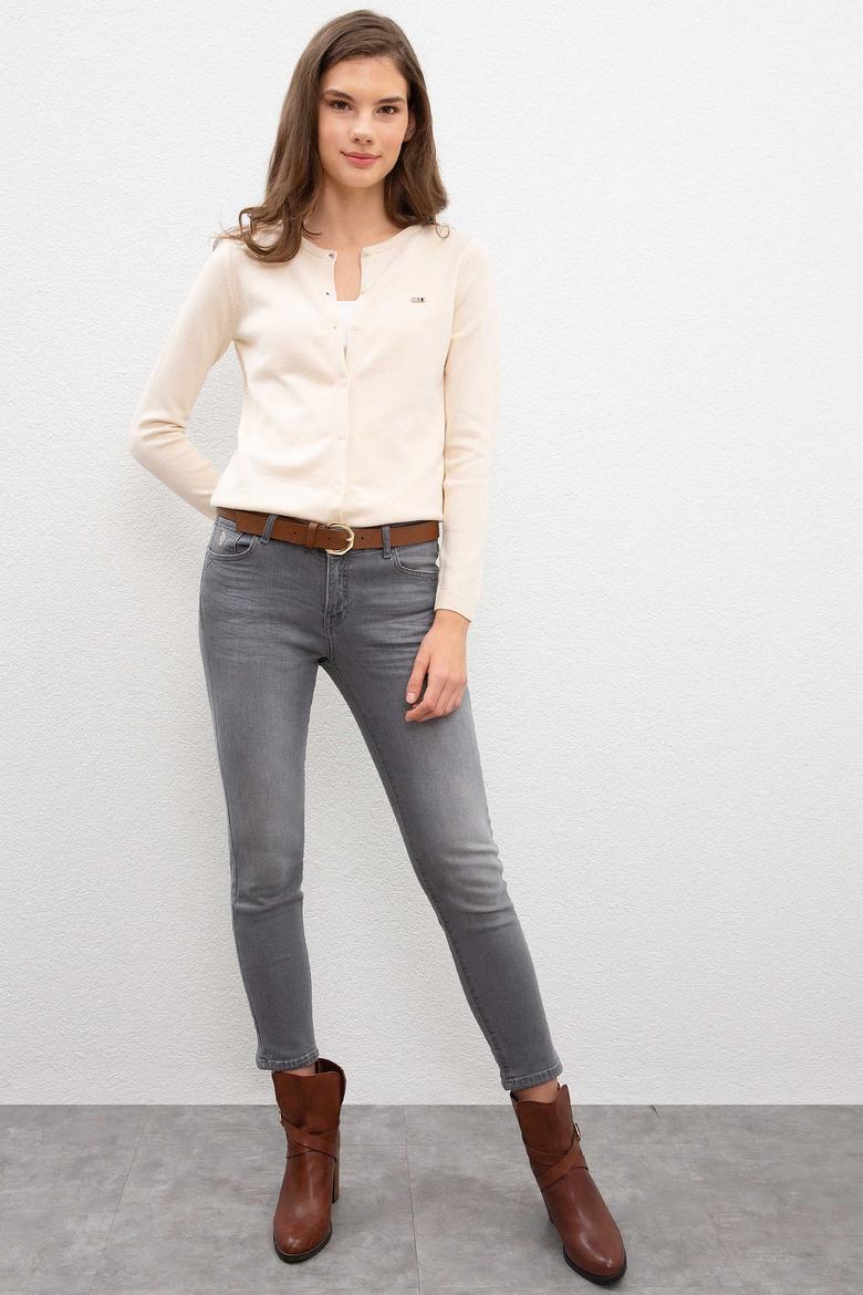 Kadın Beyaz Hırka - 50206446053