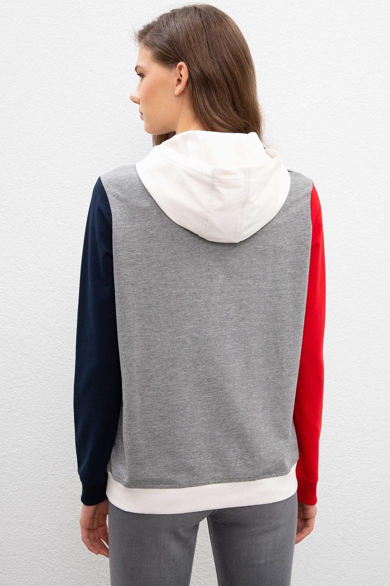 Kadın Gri Sweatshirt - 50215044002